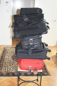 suitcase stack