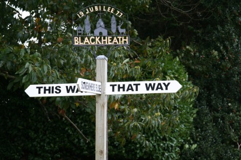 My husband pulled up in frustration and tersely asked me whether I had any idea where we were. 