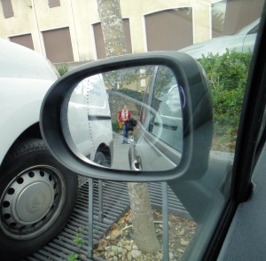 We sometimes wondered how the other driver managed to get out of their car.