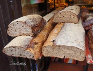 Imagine how large the bread oven needs to be to cook these loaves.
