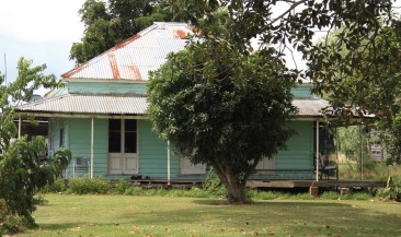 Green house near Smoky Cape lighthouse